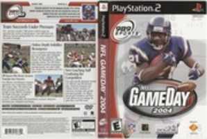 Free download NFL GAMEDAY 2004 [SCUS 97276] (Sony PlayStation 2) Cover Scans (1600DPI) free photo or picture to be edited with GIMP online image editor